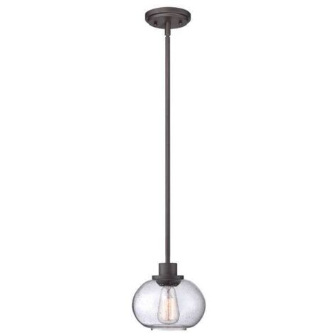Elstead Trilogy - Sospensione a soffitto a cupola a 1 luce Bronzo antico, E27