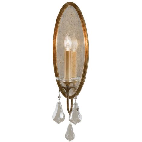 Elstead Valentina - 1 Licht Innenkerze Wandleuchte Bronze, E14