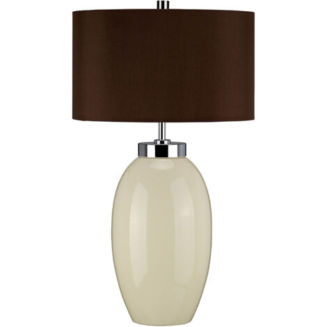 Elstead Victor - Lampada da tavolo piccola 1 luce - Crema, E27