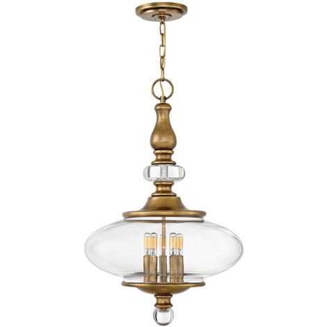 Elstead Wexley - 5 Lichtdecke Anhänger Messing, E14