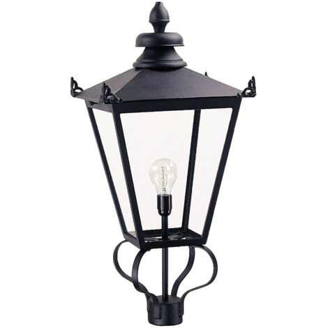 Elstead Wilmslow - Lampione da esterno a 1 luce Nero, E27