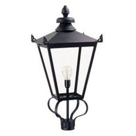 Elstead Wilmslow - Lanterne extérieure à 1 ampoule noire, E27