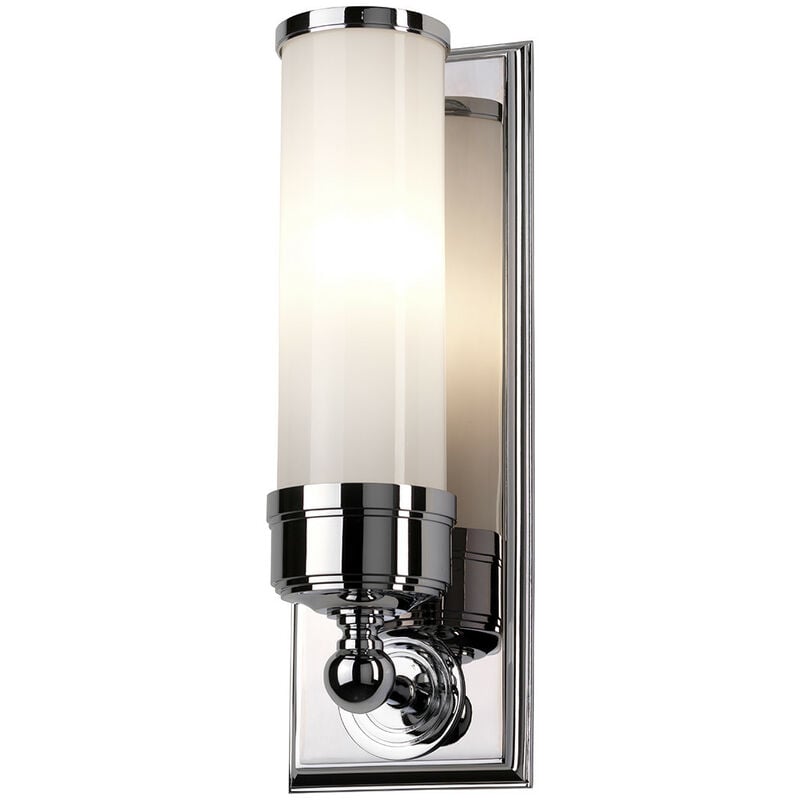 Worcester - Applique da parete per bagno 1 luce Cromo lucido IP44, G9 - Elstead