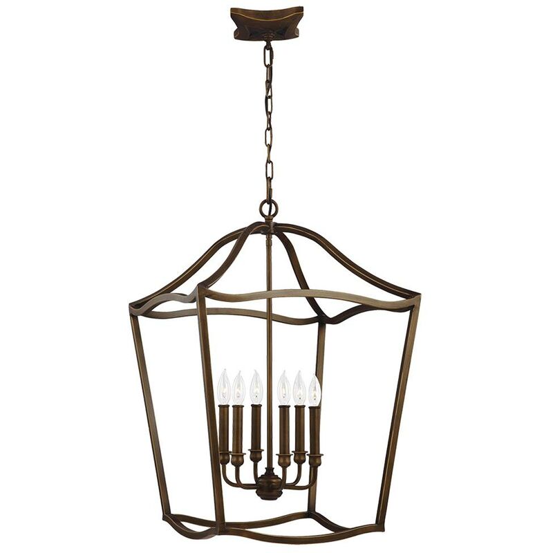 Lampada a sospensione Yarmouth 6xE14 h: 77.2 l