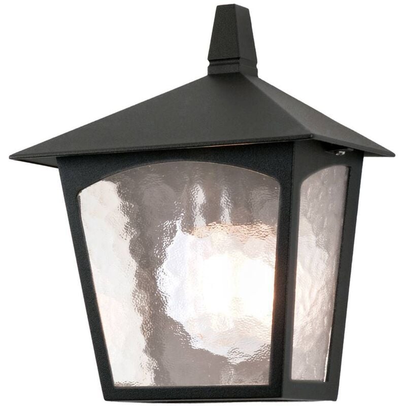 Elstead York - Lanterna da Soffitto a Filo da Esterno 1 Luce Nera, E27