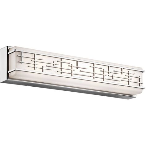 Elstead Zolon - Grande Applique Murale LED Salle de Bains Chrome IP44