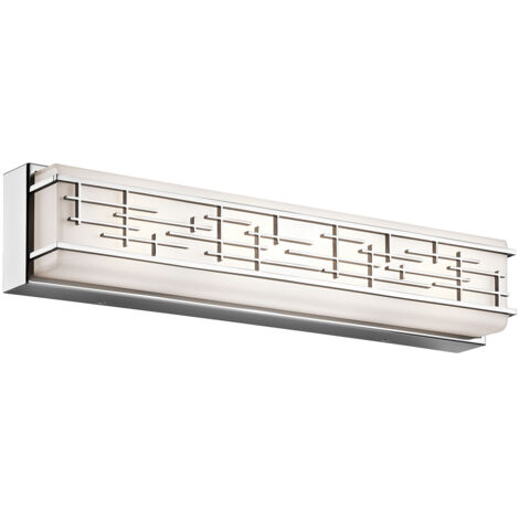 Elstead Zolon - LED Badezimmer Große Wandleuchte Chrom IP44