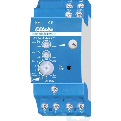Eltako 21100810 Variateur pour rail DIN bleu Q851202