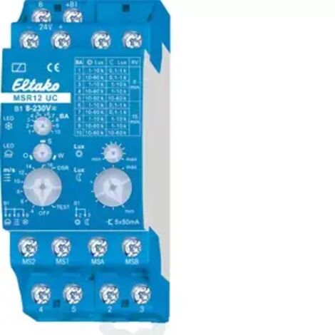 Eltako 22500501 MSR12-UC Multifunktions-Sensorrelais  24 V 1 St. Zeitbereich: 0.1 - 14400 s 2 Schlie