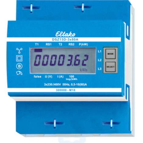 Eltako DSZ15DZ-3x80A MID 28480315 Drehstromzähler  digital 10 A   1 St.