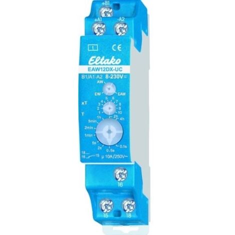 Eltako EAW12DX-UC relè temporizzato 230 V 0,1s-40h