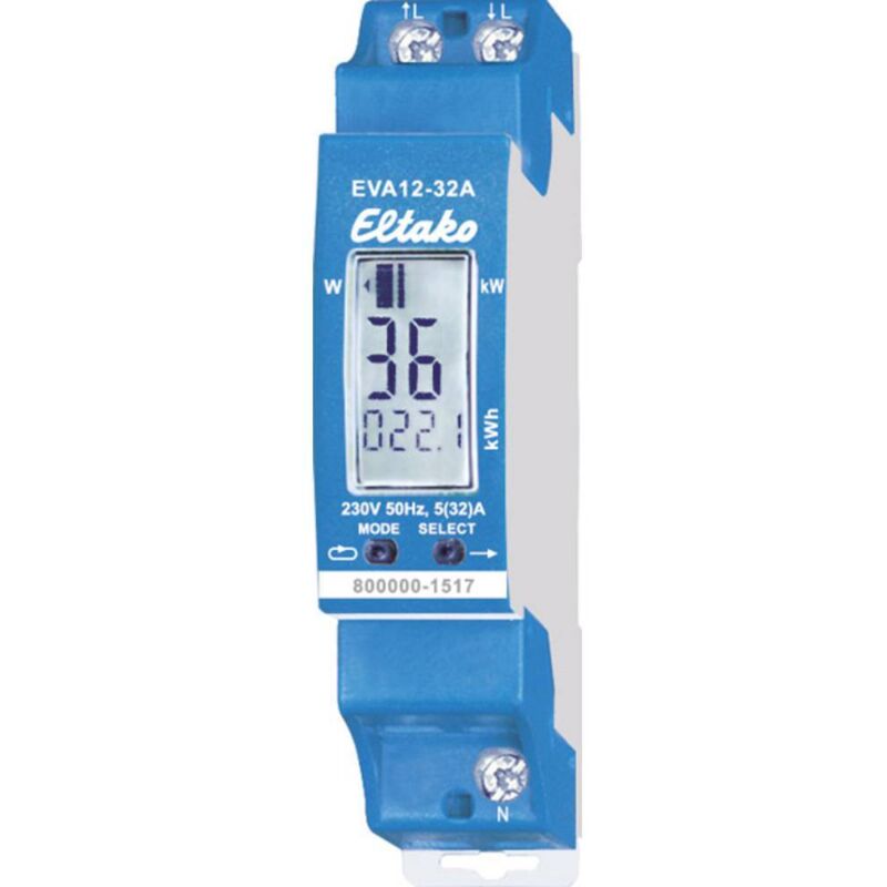 Eltako EVA12-32A Compteur d'énergie monophasé 32 A conformité MID: non 1 pc(s)