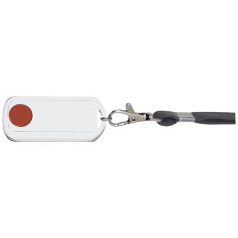 ELTAKO FMH1W-WG/ROT FUNK-MINIHANDSENDER FR RUFSYSTEME, MIT BAND, WASSERDICHT, REINWEI GL NZEND/ROT BEDRUCKT (30000465)