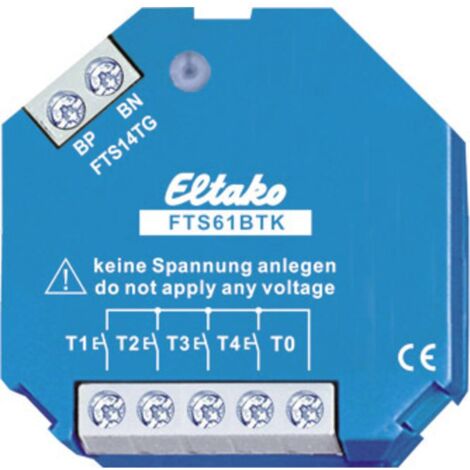 Eltako FTS61BTK Accoppiatore pulsante neutro 45 mm