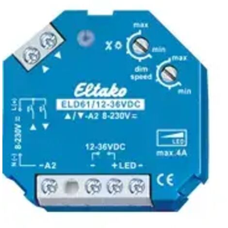 Eltako LED-Dimmschalter 12-36V DC ELD61/12-36V