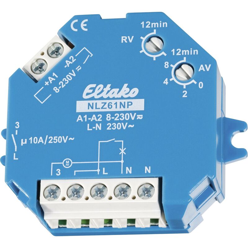 61100704 Minuterie de déclenchement encastré, encastré 230 v X59782 - Eltako