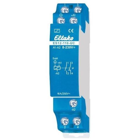 Eltako Stromstoßschalter 16A,1S+1Ö ES12-110-UC