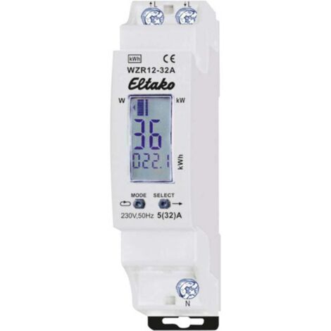Eltako WZR12-32A 28032410 Compteur d'énergie monophasé numérique 32 A 1 pc(s)