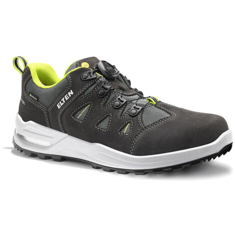 Elten Berufshalbschuh RILEY XXF BOA  GTX grey-lime Low ESD O2 WR CI, Gr. 46