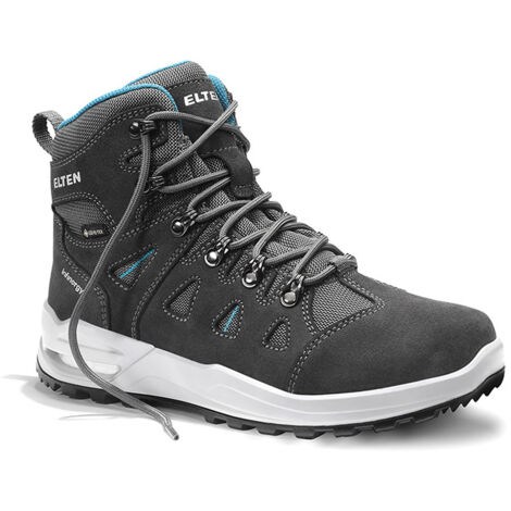 Elten Berufsstiefel ENYA XXF GTX grey-turquoise Mid ESD O2 WR CI, Gr. 39