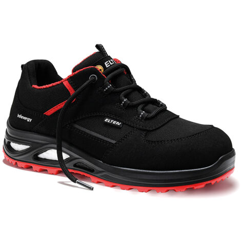 ELTEN Damen-Sicherheitshalbschuh HANNAH XXTL black-red Low ESD S3 Arbeitsschuh, Größe: 35
