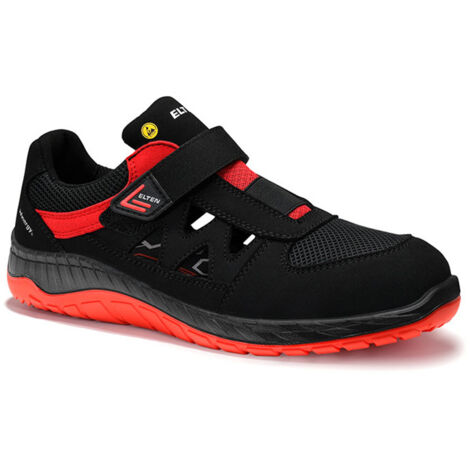 Elten ELTEN Sicherheitssandale LONNY 719301 EASY S1PS ESD Gr. 43 schwarz/rot