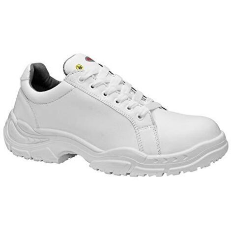 ELTEN Scarpe antinfortunistiche WHITE Loop Low ESD S2, donna e uomo, tessuto, puntale in acciaio, leggero, classico, bianco, misura: 37