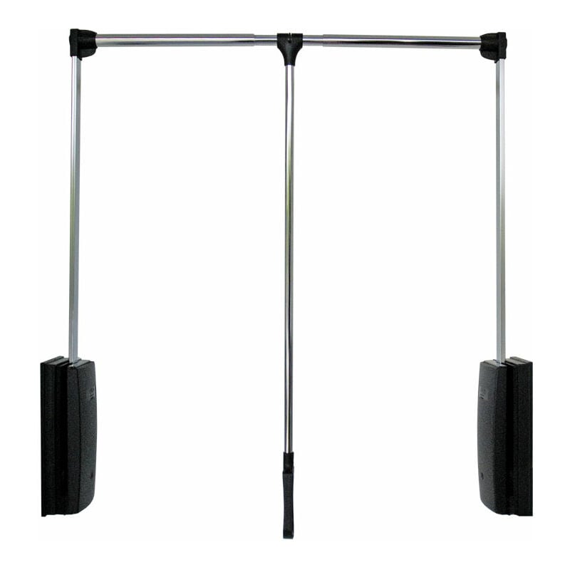 Itar - Elévateur de penderie double - Largeur mini : 600 mm - Largeur maxi : 830 mm