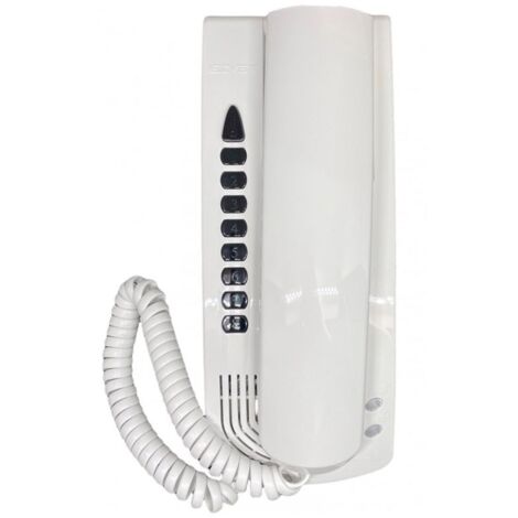 Elvox Petrarca Intercomunicador electrónico mural a 5 hilos Blanco 6200