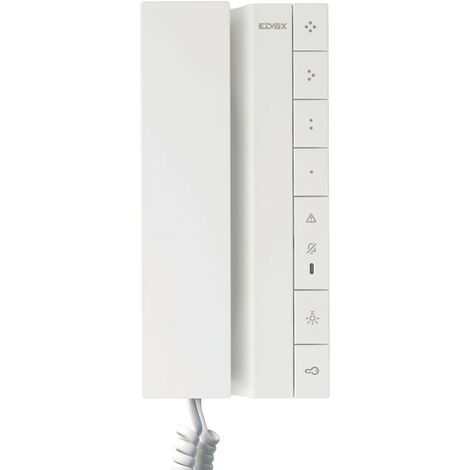 Elvox Vimar Türsprechanlage mit Handgerät VOXIE 2 Drähte Plus 6 Tasten 40542