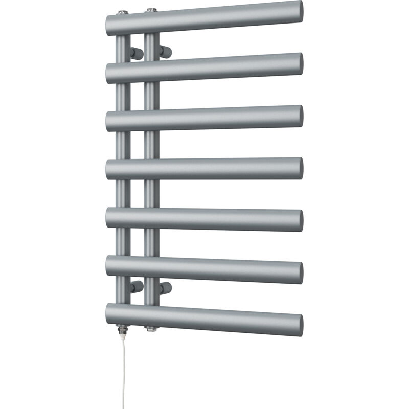 Image of Elyan - Silver Electric Towel Rail&hellip;
