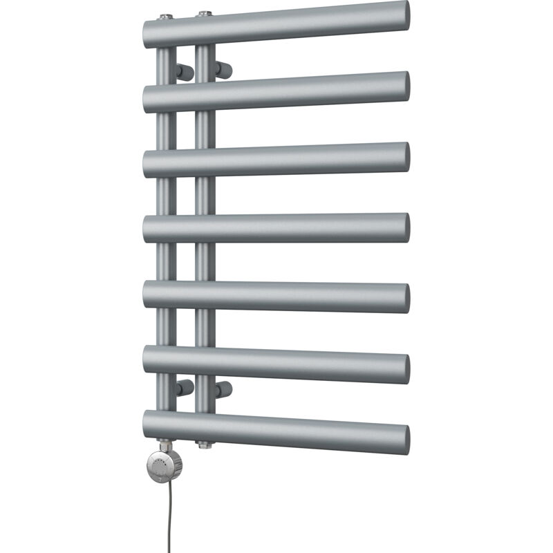 Image of Elyan - Silver Electric Towel Rail&hellip;