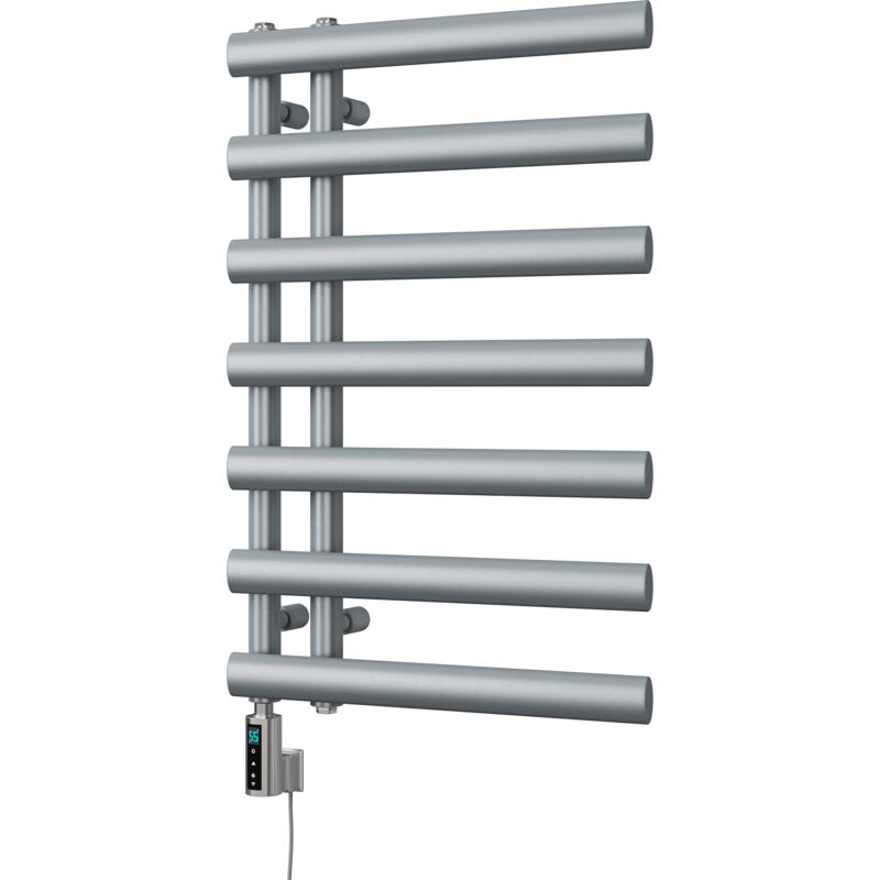 Image of Elyan - Silver Electric Towel Rail&hellip;