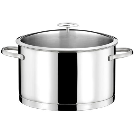 CUISINOX Elysée - Faitout 24cm inox avec couvercle universel