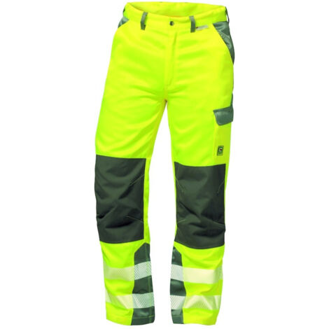 Elysee Warnbundhose Paris, Gr. 58, gelb/grau