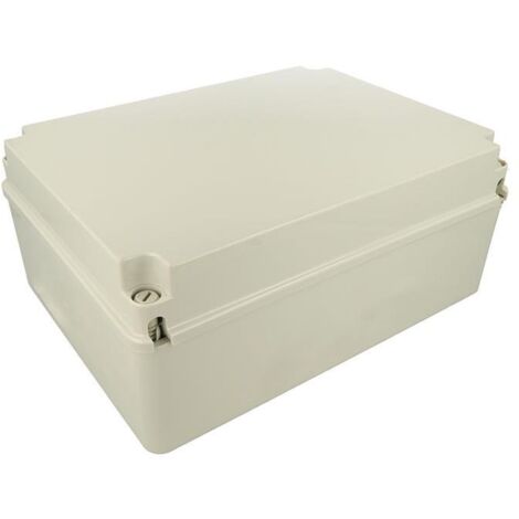 Em Distribution – Boîte de dérivation étanche IP67 310x230x130mm – Couvercle opaque à vis – Résistance chocs IK10 – Protection poussière et eau
