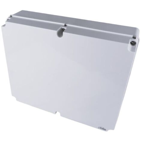 Em Distribution – Boîte de dérivation étanche IP67 400x480x140mm – Couvercle opaque à vis – Résistance chocs IK10 pour environnements humides