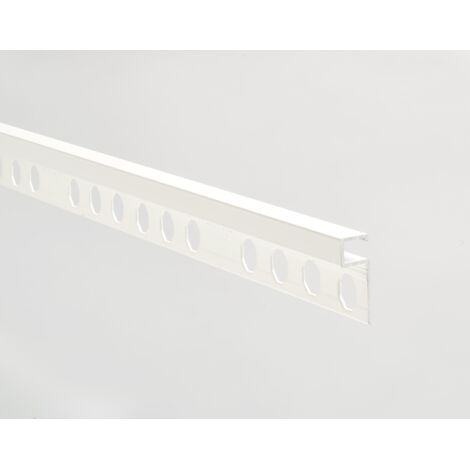 EMAC NOVOLISTEL 3 Perfil Aluminio Blanco Mate-142 - Altura: 10 mm. - ref: NL3AL10BLR