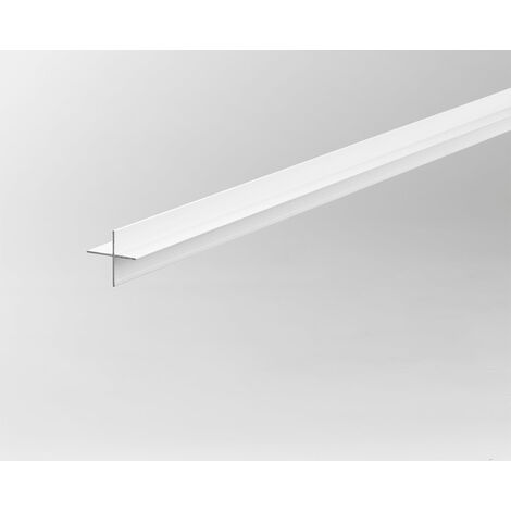 Perfil De Aluminio Blanco - Tubo Rectangular - X4 Unds - 1'50m 80
