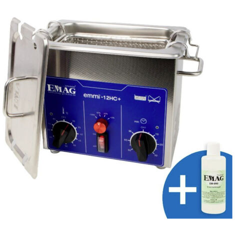 Emag Emmi-12HC Plus Ultraschallreiniger Universal 120 W 1.2 l mit Heizung