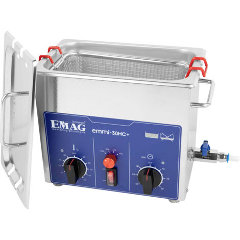 Emag Emmi-30HC Plus Ultraschallreiniger Universal 180 W 3.2 l mit Heizung