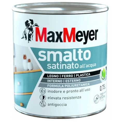 Émail à l'eau blanc satiné Lt 0,75