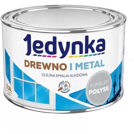 ÉMAIL ALKYDE POUR BOIS ET CENDRES MÉTALLIQUES 0,36 L - 5EMAL.POP0.4