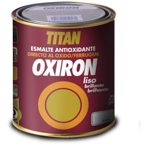 ÉMAIL LISSE ANTIROUILLE NOIR - 4 L