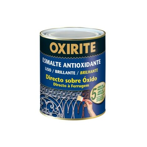 Oxirite lisse brillant 10 ans blanc / noir