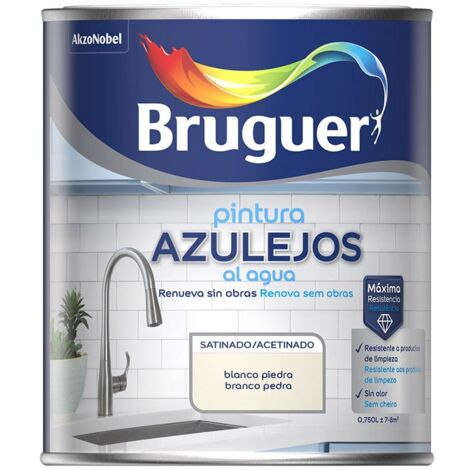 ÉMAIL POUR CARRELAGE EAU BLANC PIED SAT - 0,75 L