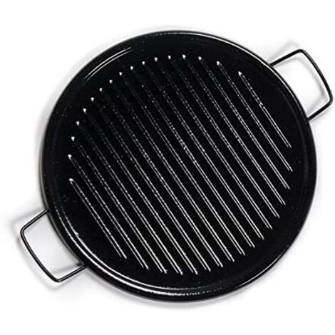 Emaillierter Grillspieß mit Griffen ø36cm Vaello