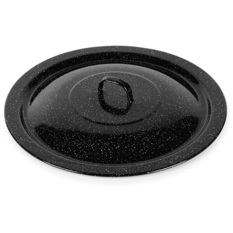 Emaillierter Kesseldeckel 40 cm, 13 l