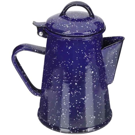 Emaillierter Wasserkocher mit ergonomischem Griff – EINNENFFER – Retro-Design, ideal für Kaffee und Tee, leicht zu befüllen und zu reinigen, perfekt für Zuhause oder Büro