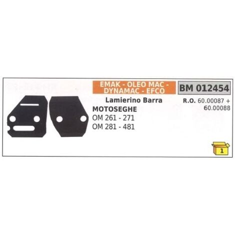 EMAK Kettenschienen-Seitenplatten-Bausatz für OM 261 Kettensäge 271 281 012454
